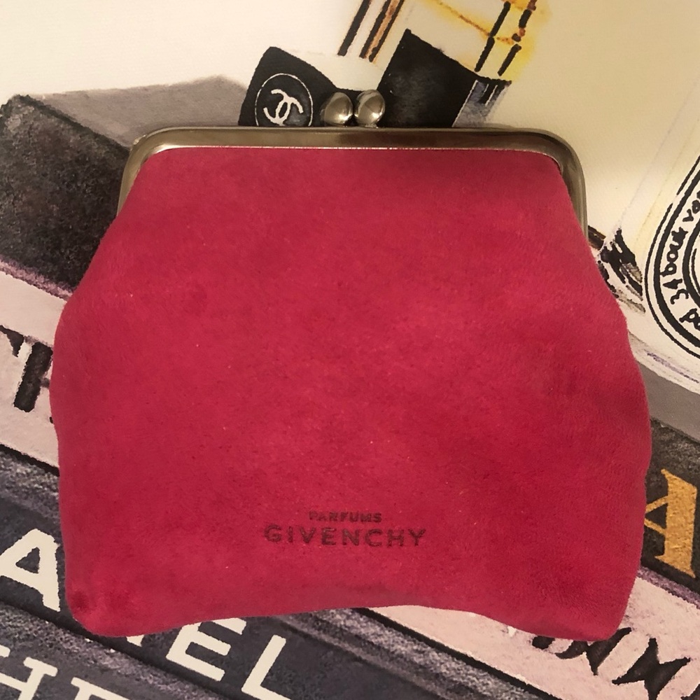 GIVENCHY Magenta Pink Coin Purse Authentic